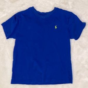 Boys size 8 blue RL polo tee
